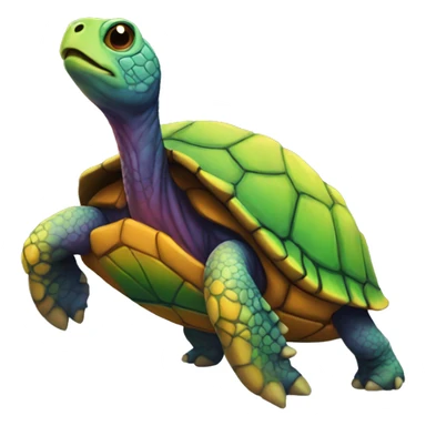 rainbowturtle sticker