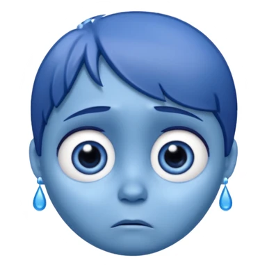 Sadness from the Inside Out movie sticker