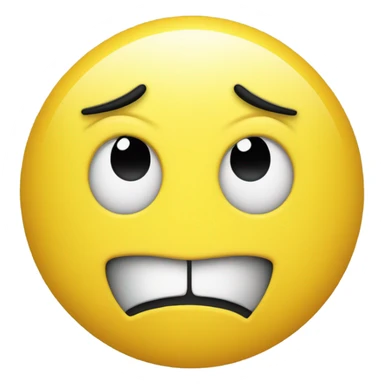 a close up of a yellow smiley face with a black hair, style of emoji, fear emoji, new emoji of biting your lip, emoji, frowning expression, sad emoji, confused facial expression, he looks like a human minion, frown, cynical face, confused expression, frowning, frown!, bored expression, discord emoji, funny emoji sticker
