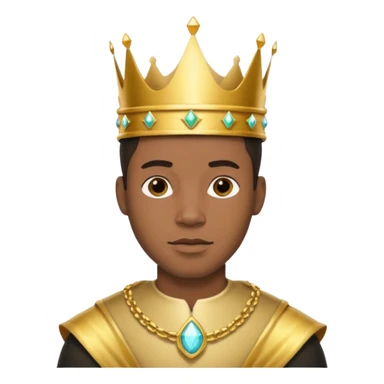 Afro white prince sticker