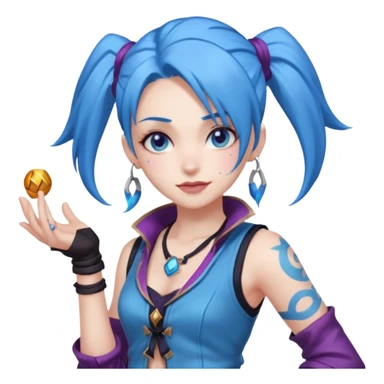 league of legends jinx arcane sticker