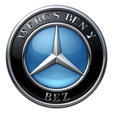 Mercedes benz logo sticker