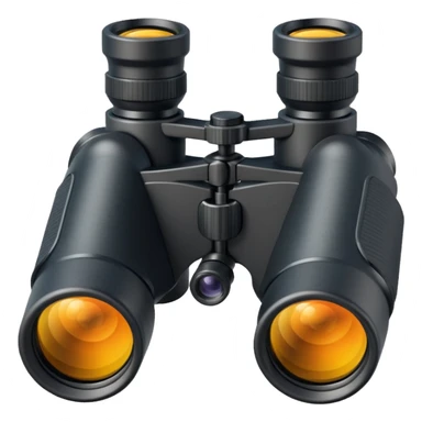 binoculars with large lenses sticker