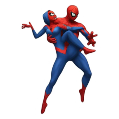 spider man dancing with india maria sticker