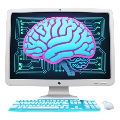 I need an emoji for Slack that ilustrates Artificial Intelligence (AI) si I can flag/tag pull requests and messages that are generated with AI for colleagues to know that they need to pay attention !
What is most descriptive for AI pull request ?

Make it animated and as large as possible  sticker