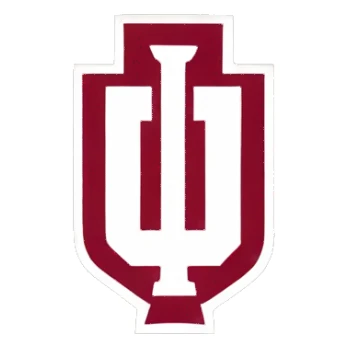 Indiana University Logo sticker