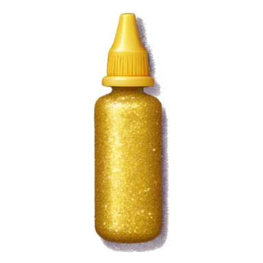 Glitter glue sticker