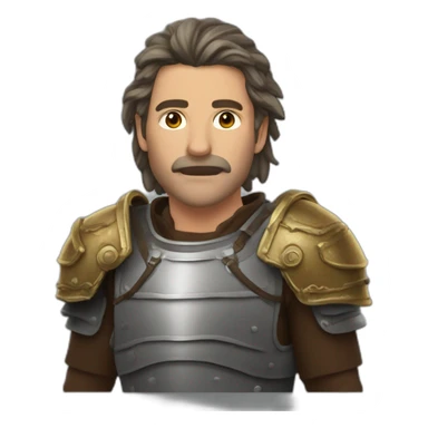 Un sanglier avec une armure en fer sticker