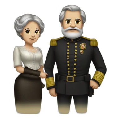 Pedro II e Lula sticker