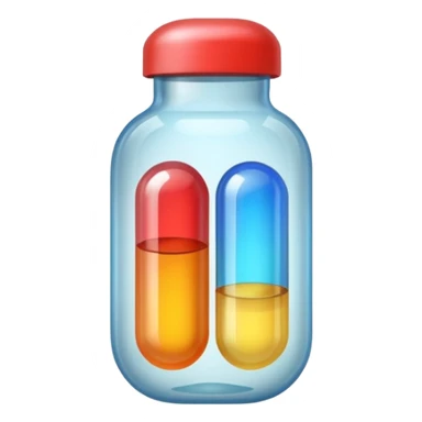 a capsule medicine sticker