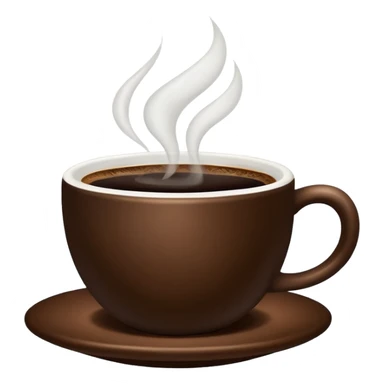 emoji for cup coffee without face sticker