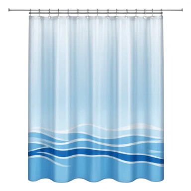 shower curtain sticker