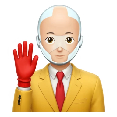 Generate saitama like from the anime sticker