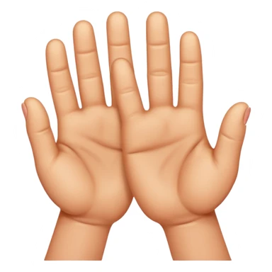 Hands fingering sticker