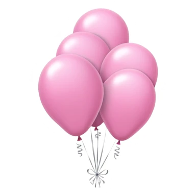 Happy birthday balloons pink with sakura design  sticker