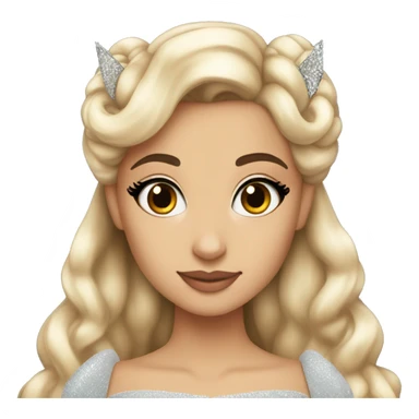 ariana grande but as glinda sticker