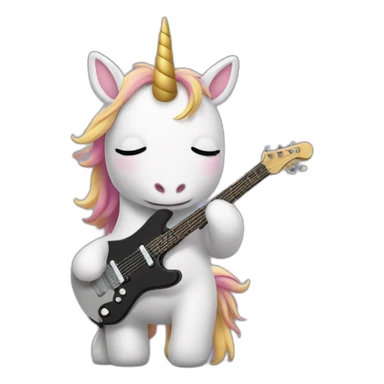 licorn guitarist sticker