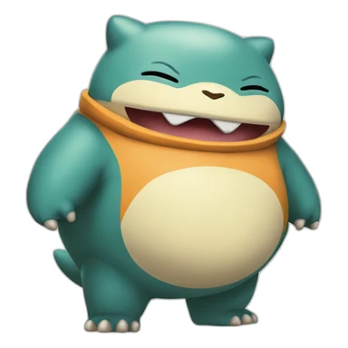 Snorlax and charmander sticker