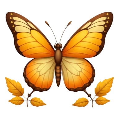 mariposa aesthetic otoñal sticker