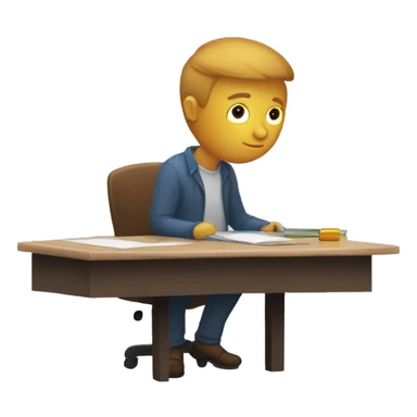 person sitting at a desk with the following thought bubble: “I’ve a question but I never know where to go for the answer” sticker