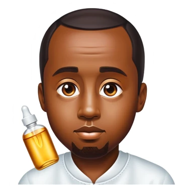 P Diddy with shiny baby oil sticker