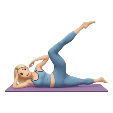 Mat pilates sticker
