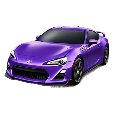purple gt86 aero sticker