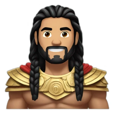 Roman reigns acknowledging himself as the tribal chief sticker