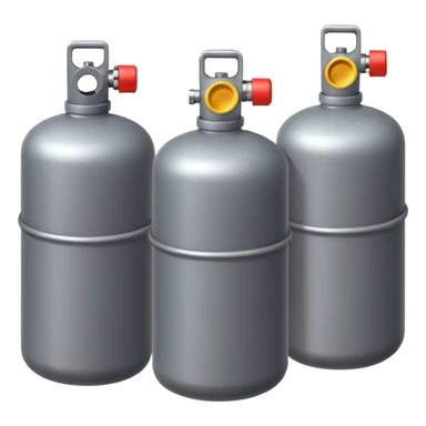 CO2 gas cylinder sticker