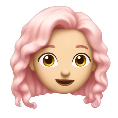 light pink geart sticker