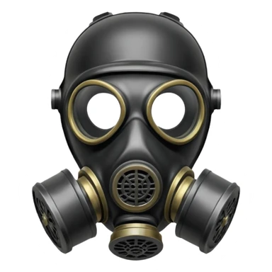 Gas mask sticker