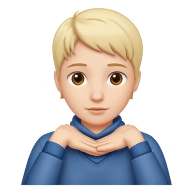 person with hands around their neck  sticker