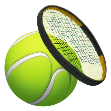 Tennis ball old money style  sticker