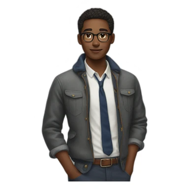 Hyperrealist Preppy sticker