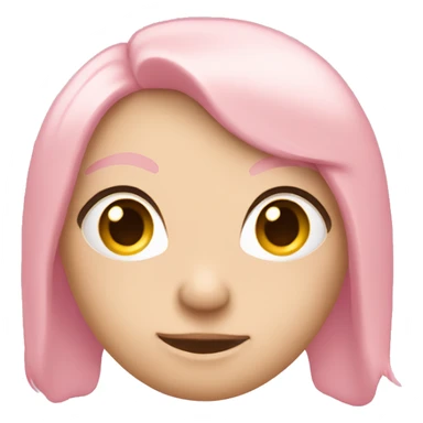 Light pink hart sticker