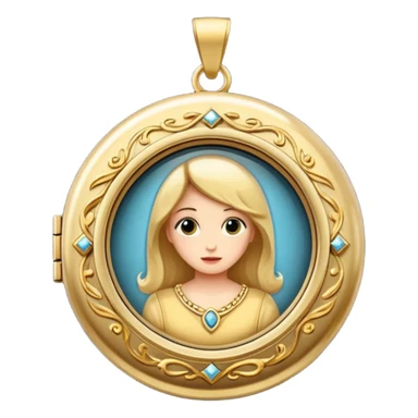 Mini Photo Inside Locket
 sticker