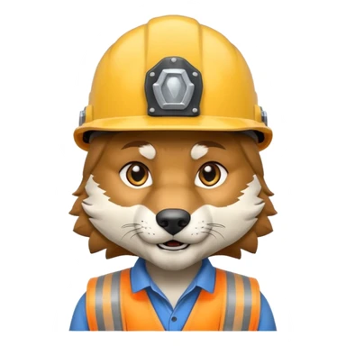 Es un lobo, líder, de caracter fuerte pero amable, es el maestro constructor de la manada, y realiza muchos trabajos para acondicionar las casas y oficinas sticker