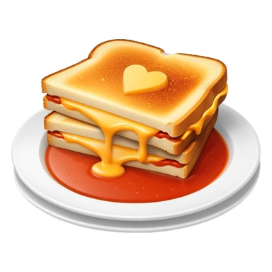 Grilled cheese and tomato soup sticker