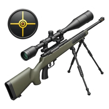 Sniper rifle sticker