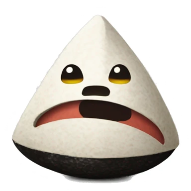 angry onigiri sticker