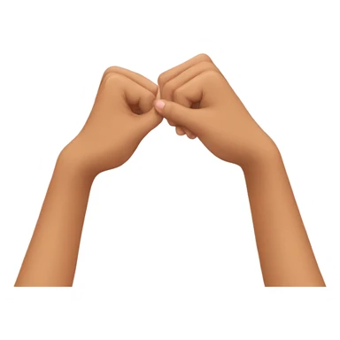 A pinky promise sticker