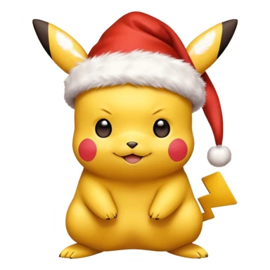 Pikachu de natal sticker