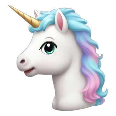 baby unicorn sticker