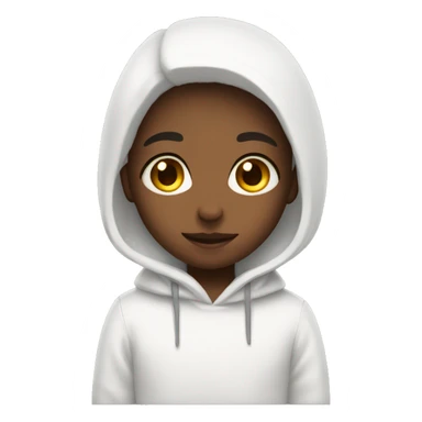 white cute soft daily act sticker