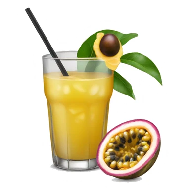 passion fruit cocktail  sticker