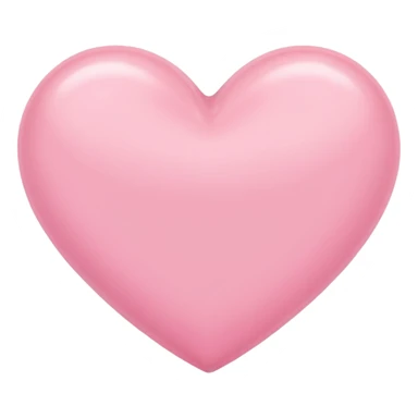 Baby pink heart ￼ sticker