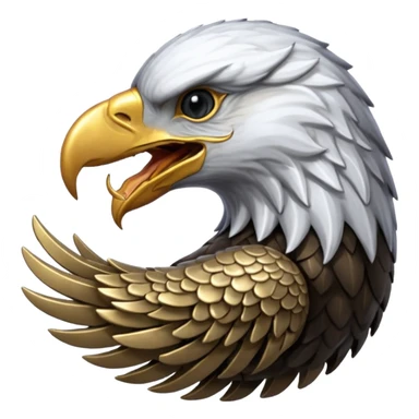 Silver Elder Scrolls Online eagle eating its tail Ouroboro sticker