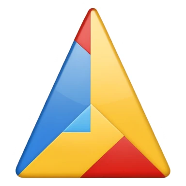 google drive tri-color triangle emoji sticker