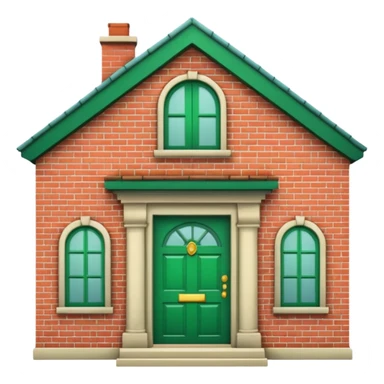 casa de frente sticker