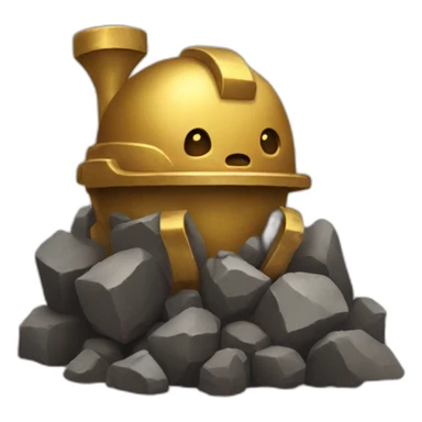 gold mine sticker